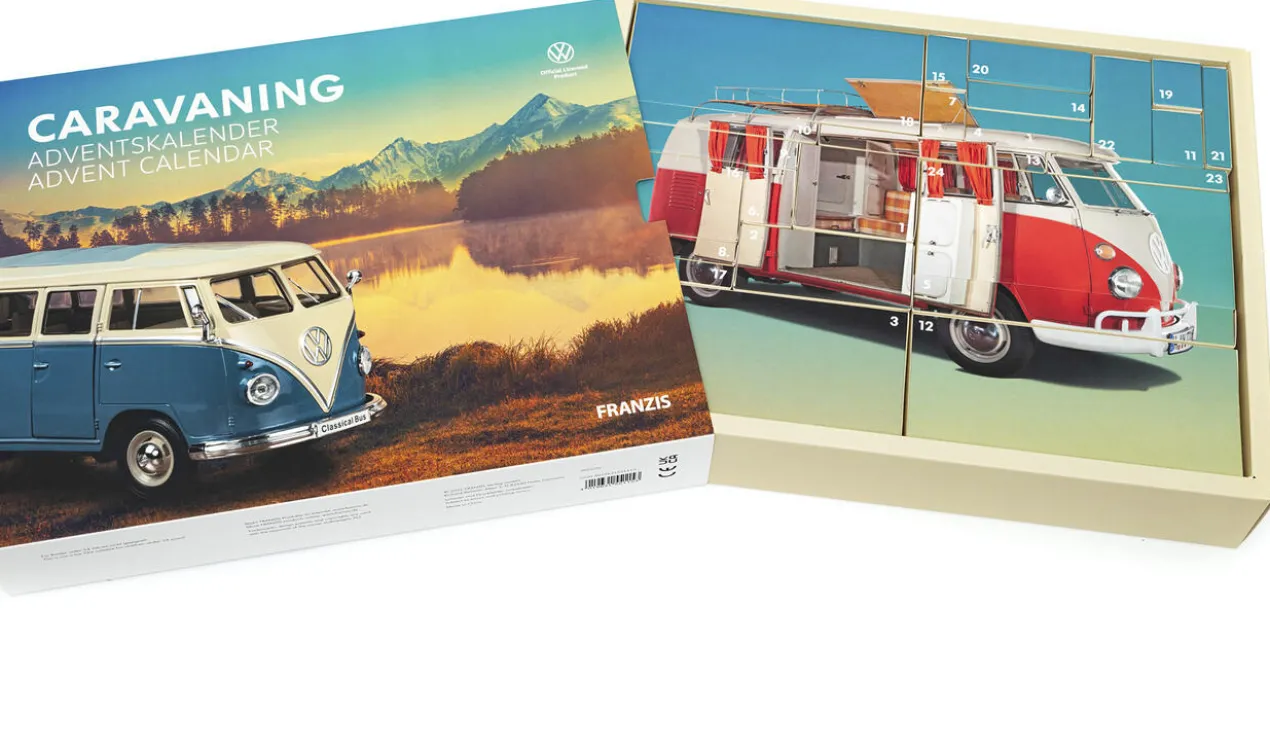 Adventskalender Bausatz VW Bulli T1, Maßstab 1:24