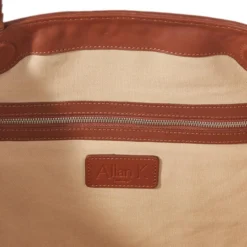 Allan K Flechtleder-Maxi-Shopper