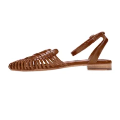 Allan K Flechtleder-Sandalen