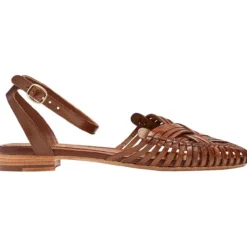 Allan K Flechtleder-Sandalen