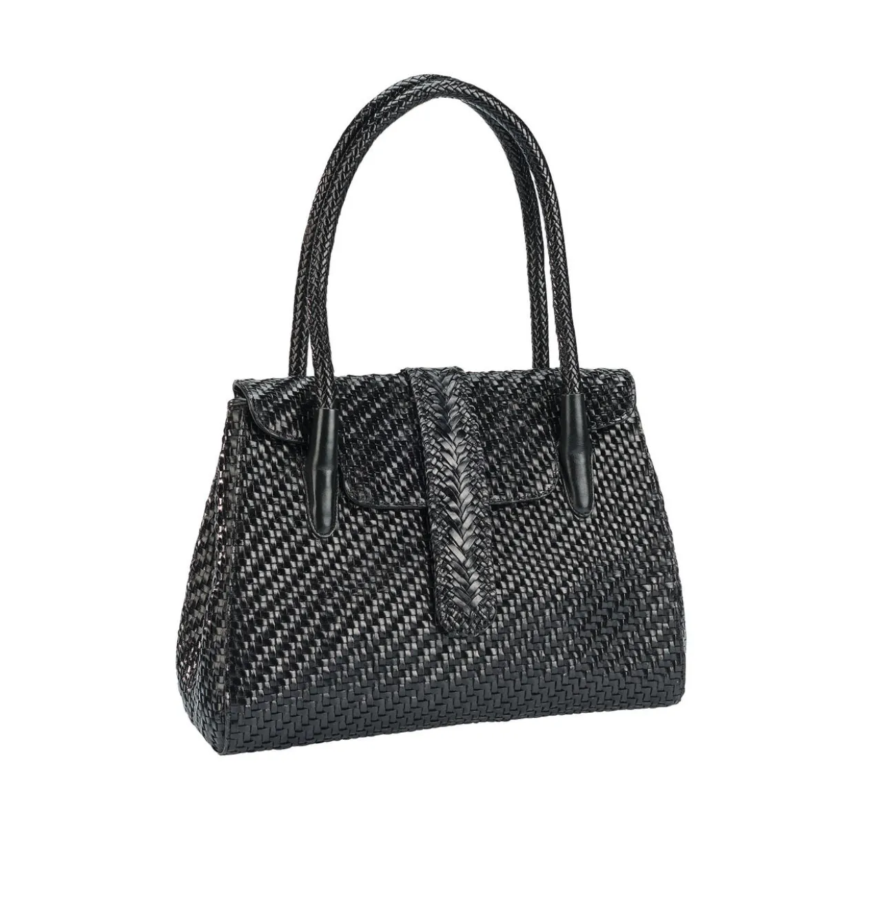 Allan K Flechtleder-Tote Bag