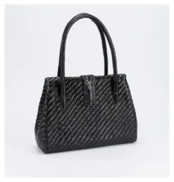 Allan K Flechtleder-Tote Bag