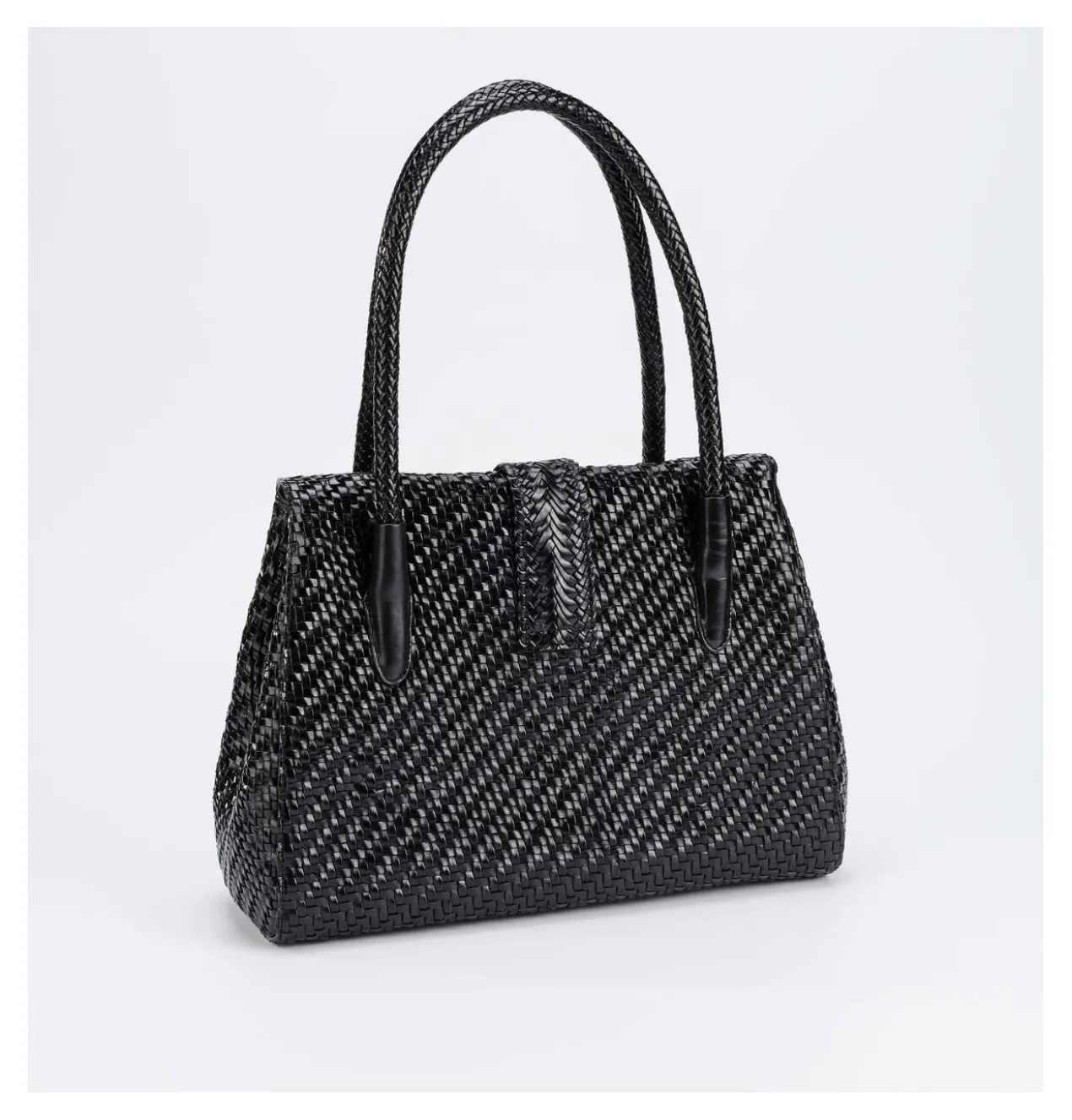 Allan K Flechtleder-Tote Bag