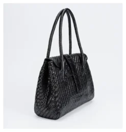 Allan K Flechtleder-Tote Bag