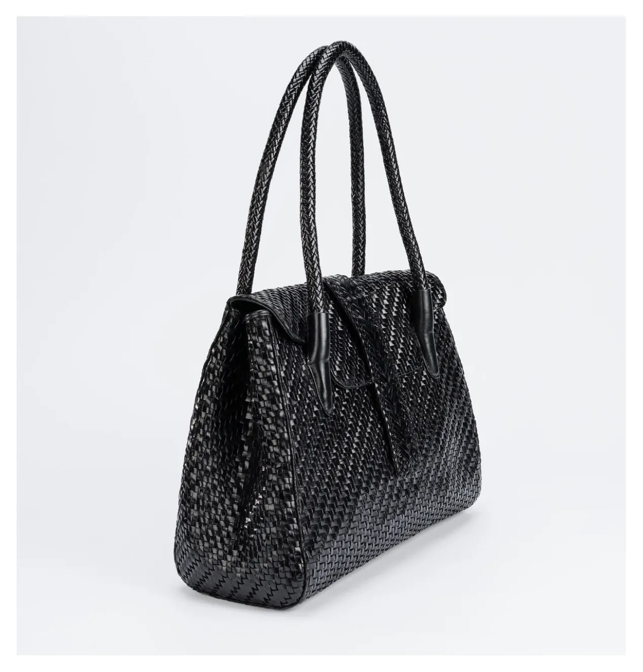 Allan K Flechtleder-Tote Bag