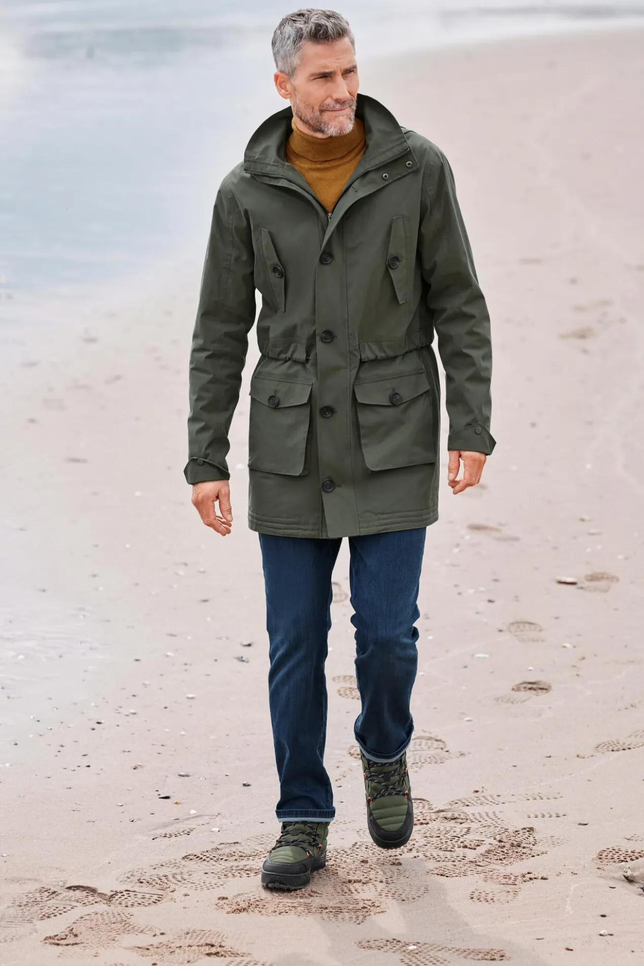 Allwetter-Baumwoll-Parka