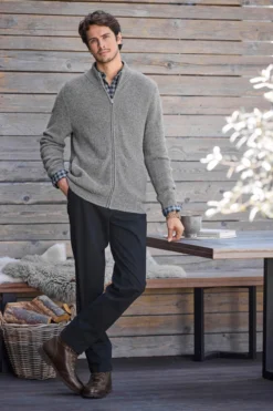 Alpaka-Klima-Strickjacke