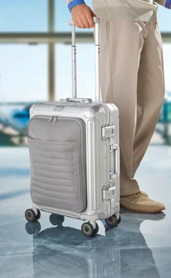 Aluminium-Bordtrolley mit Vortasche