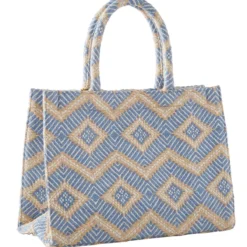 Anokhi Jacquard-Tote Bag Raute