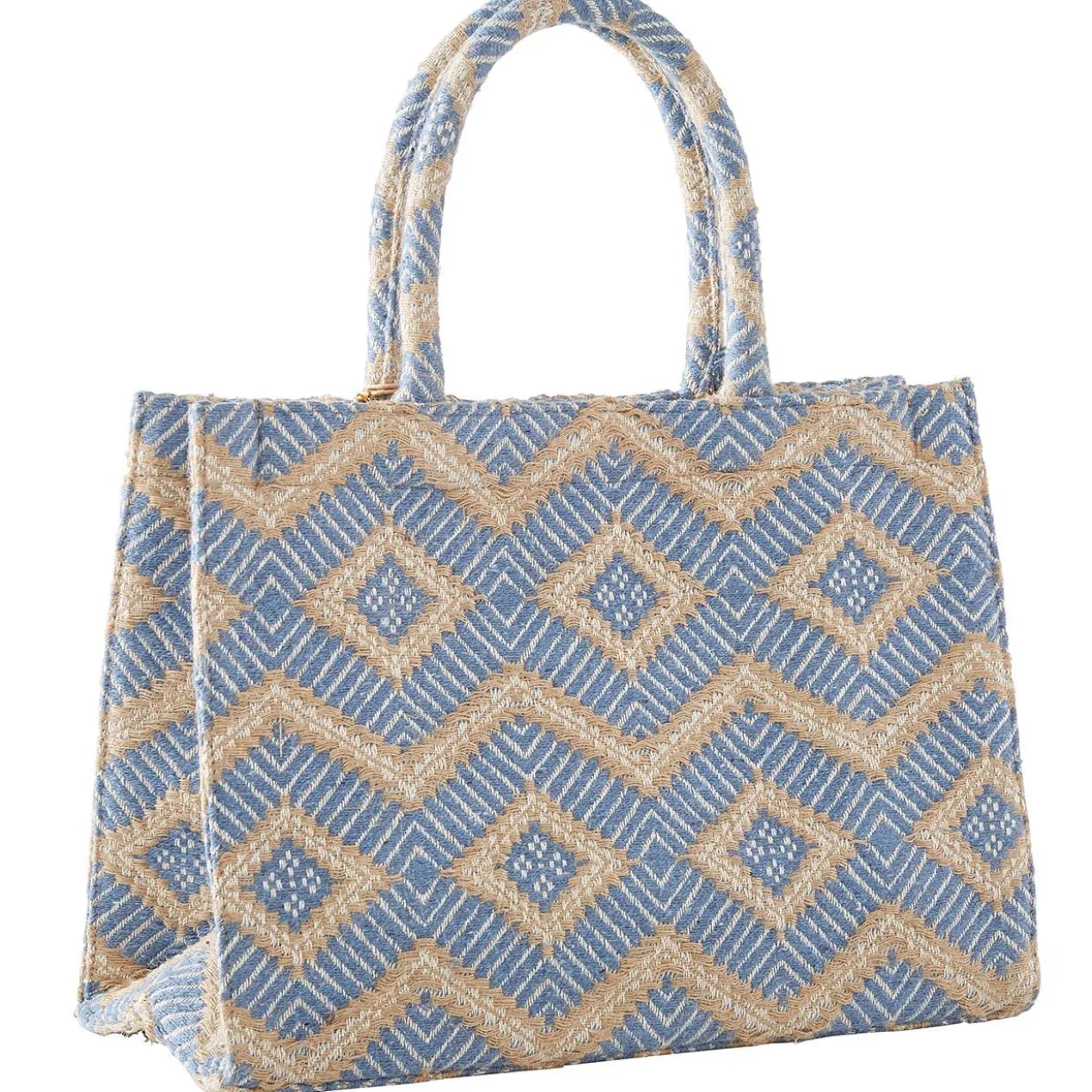 Anokhi Jacquard-Tote Bag Raute
