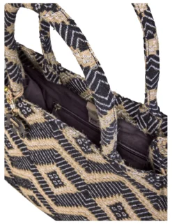 Anokhi Jacquard-Tote Bag Raute