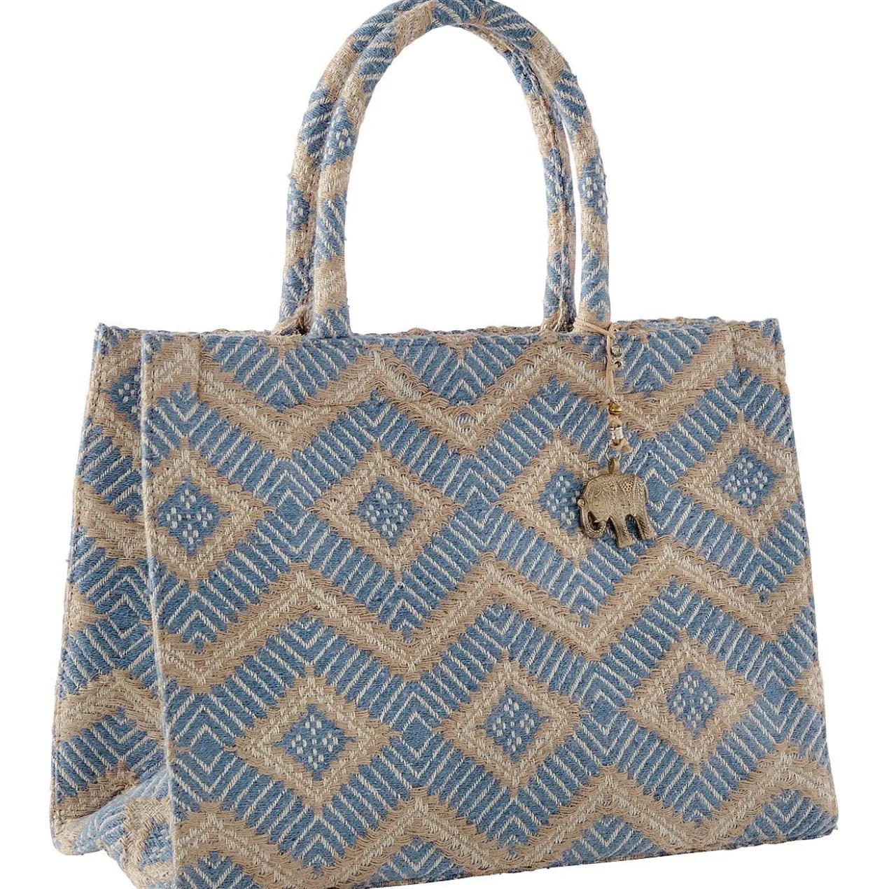 Anokhi Jacquard-Tote Bag Raute