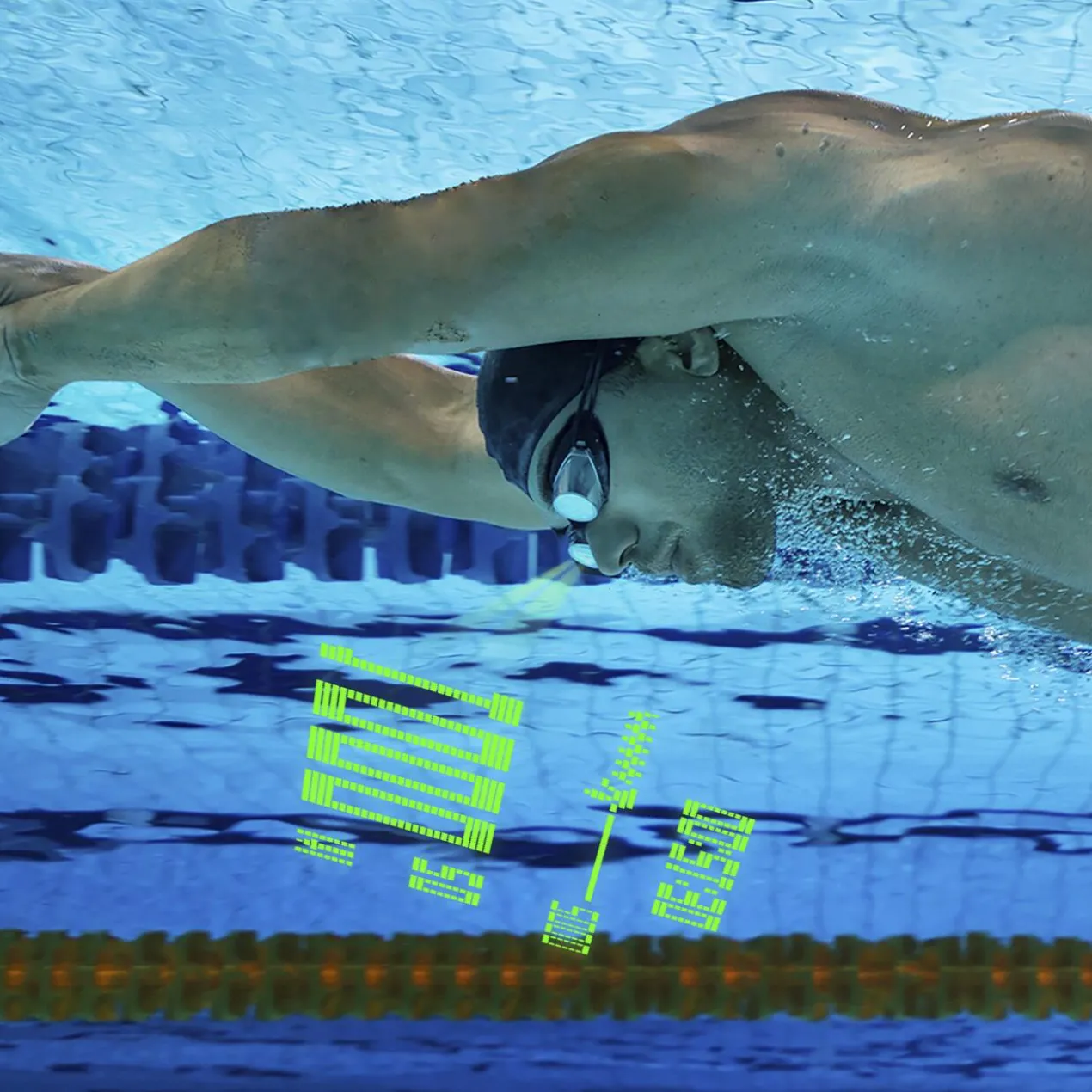 AR-Hightech-Schwimmbrille Holoswim 2