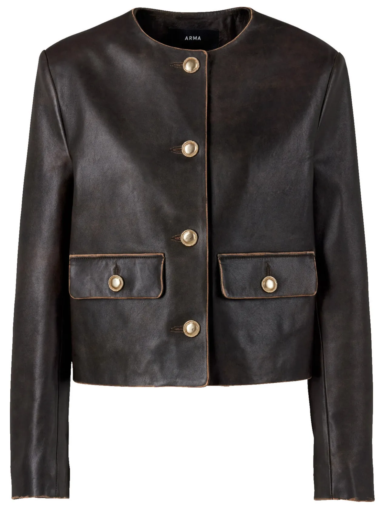 Arma Couture-Vintage-Lederjacke