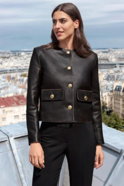 Arma Couture-Vintage-Lederjacke