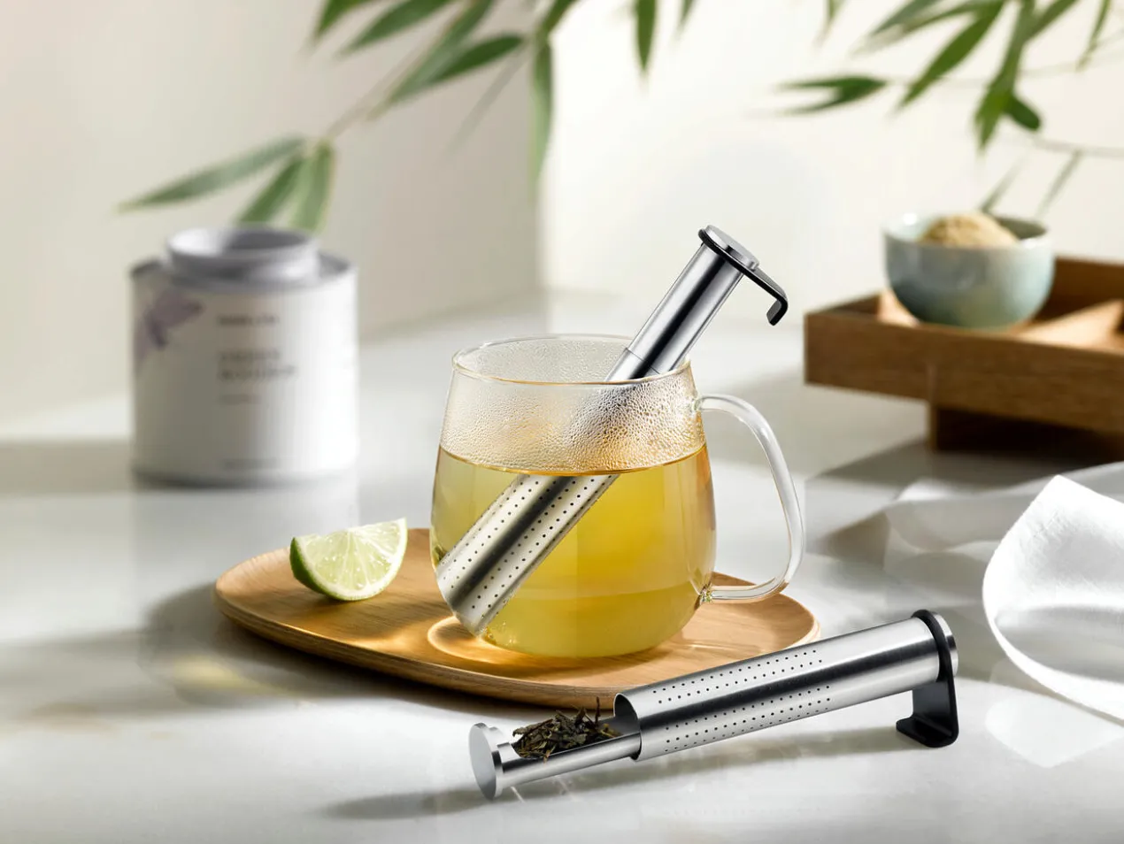 Aroma-Langrohr-Teefilter 3-in-1