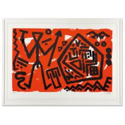 A. R. Penck – Pentagon rot