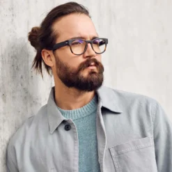 Audio-Blaulichtfilter-Brille oder Audio-Sonnenbrille