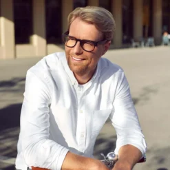 Audio-Blaulichtfilter-Brille oder Audio-Sonnenbrille