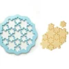 Ausstech-Schablonen, 3er-Set (Tannenbaum, Herz, Schneeflocke)