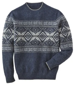 Baby-Alpaka Norwegerpullover