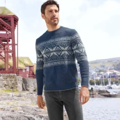 Baby-Alpaka Norwegerpullover
