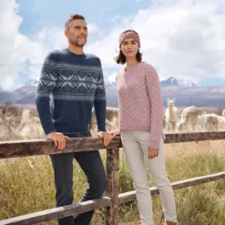 Baby-Alpaka Norwegerpullover