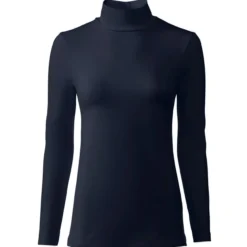 Baumwoll/Kaschmir-Highneck-Shirt