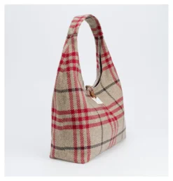 BAZAR Atelier Sablon Tartan-Shopper
