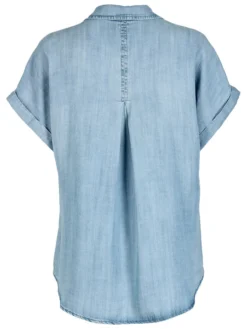 Bella Dahl Kurzarm-Soft-­Jeansbluse