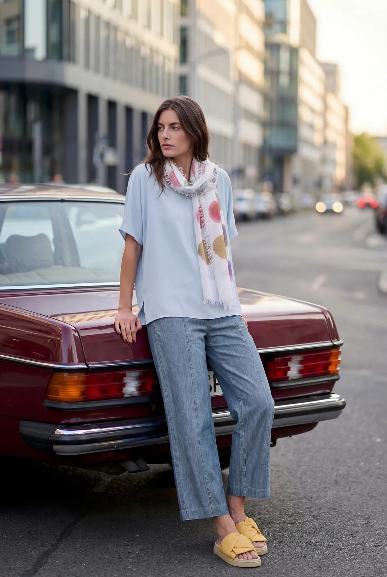 Bella Dahl Lyocell-Leinen-Schlupfjeans