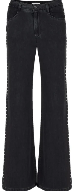 Bella Dahl Wide-leg-Nietenjeans