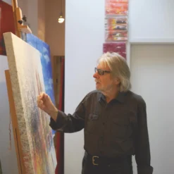 Benno Werth – Original Die rote Sitzende