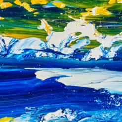 Benno Werth – Original Fröhliche Landschaft