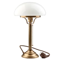 Berliner Messing-Pilzlampe