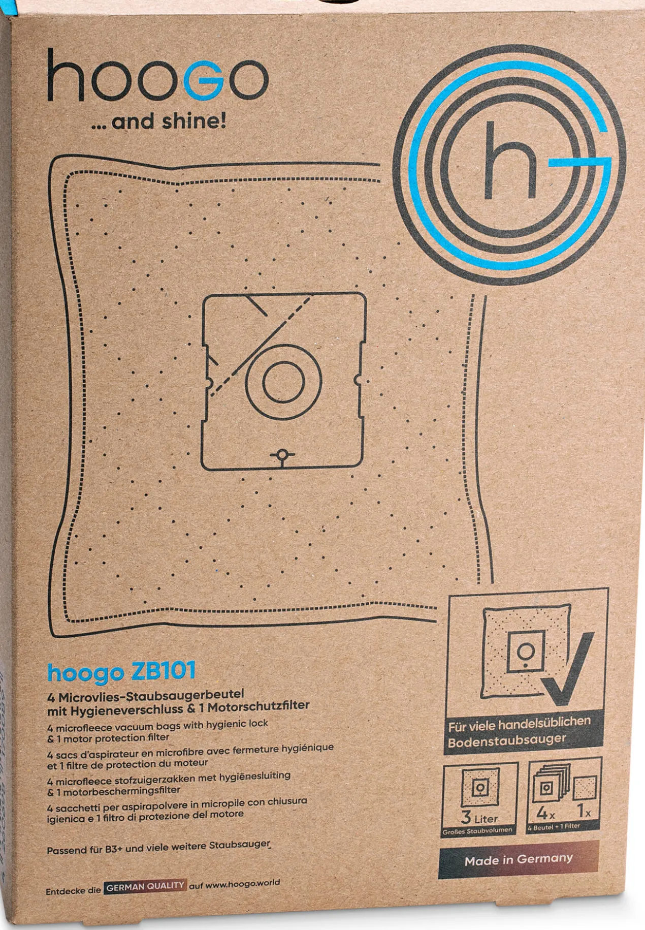Bodenstaubsauger Hoogo B3+