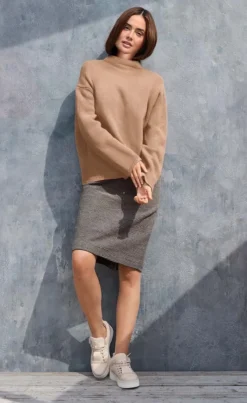 Boiled Cashmere Turtleneck