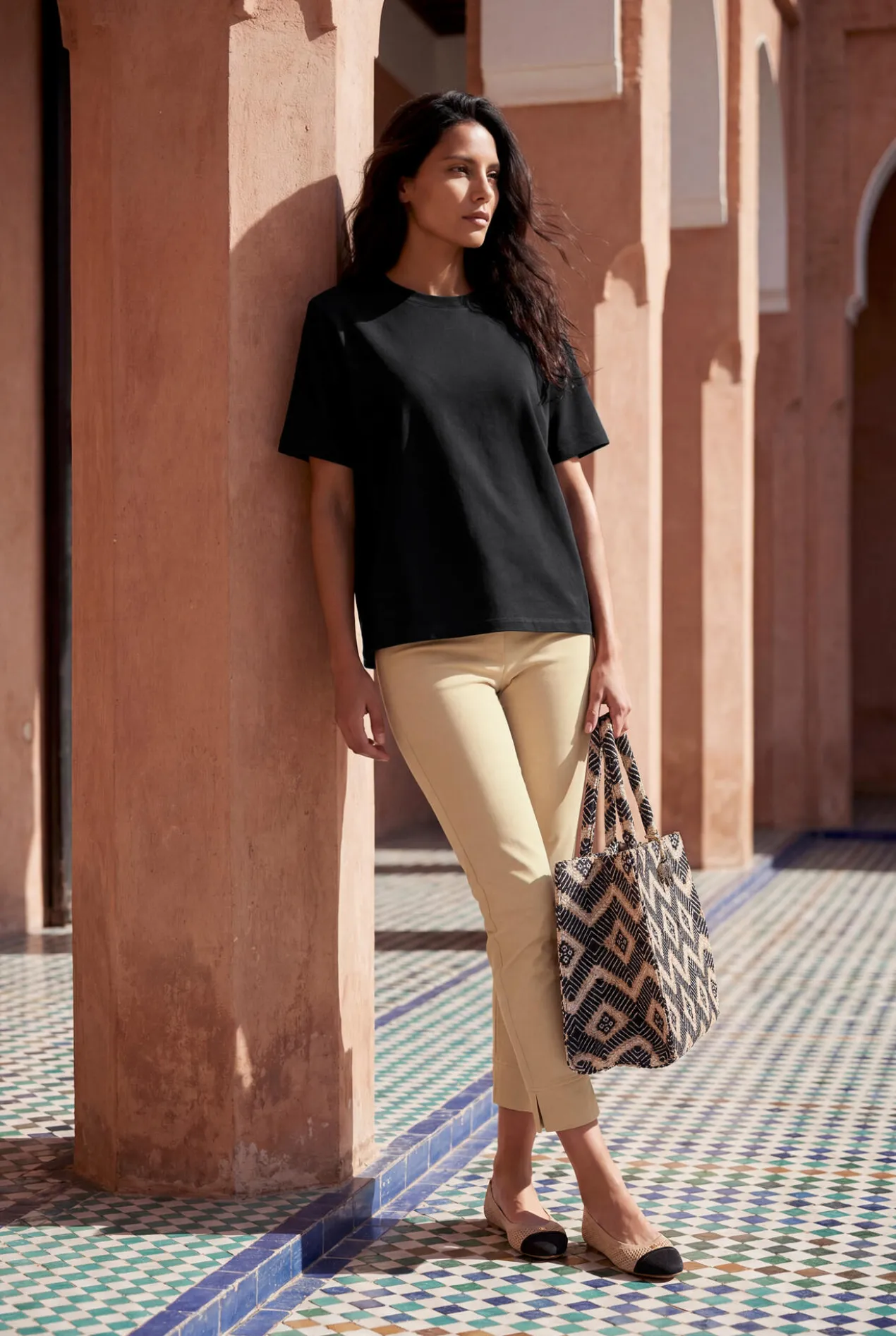 Boxy Interlock-T-Shirt