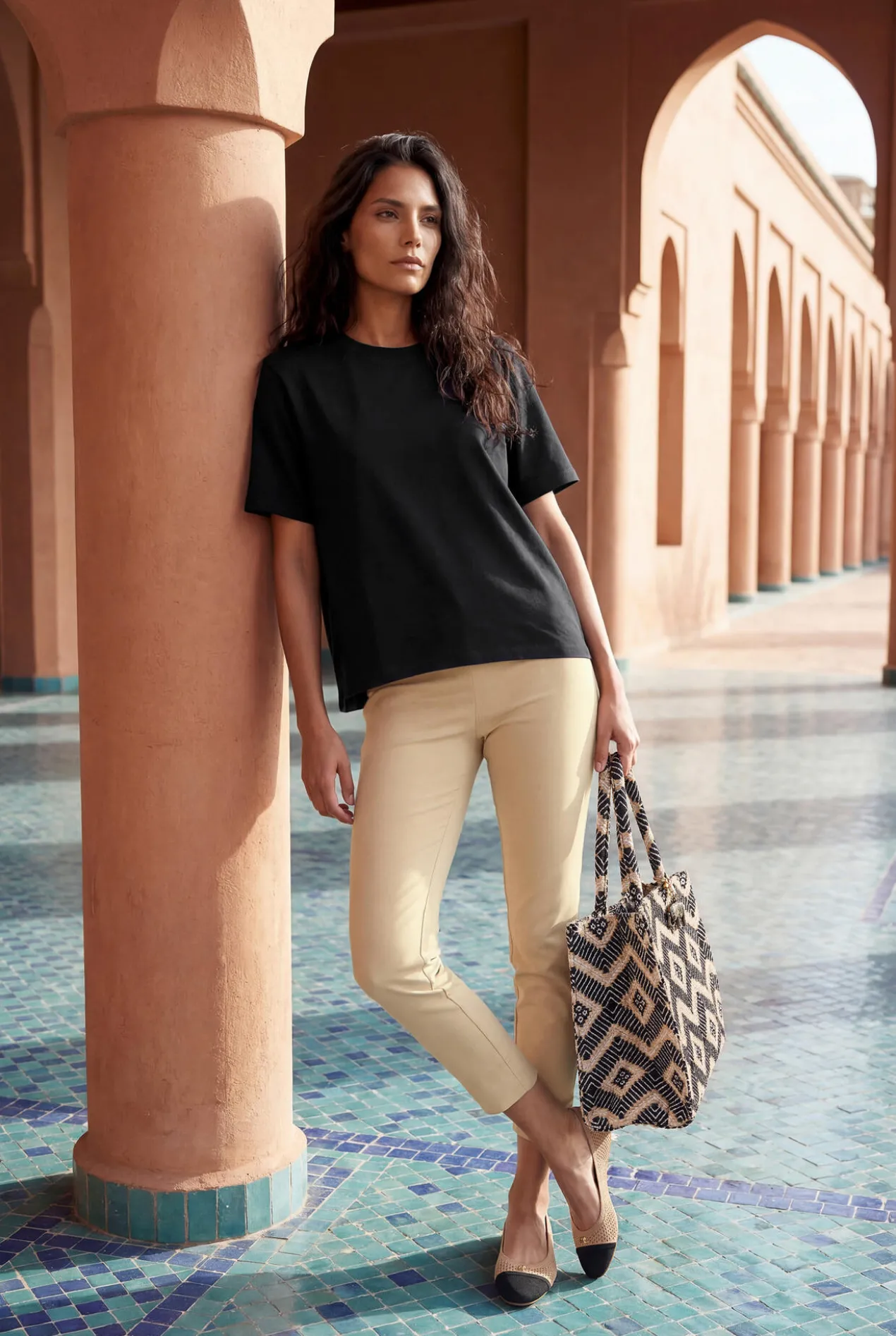 Boxy Interlock-T-Shirt