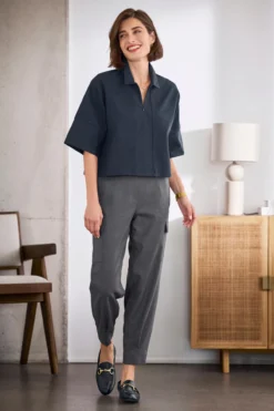 Boxy Oversize-Blusenshirt