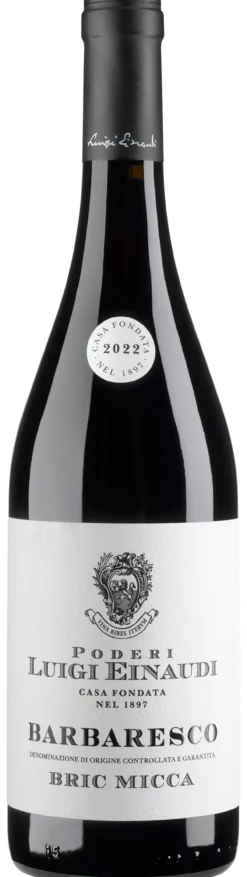 Bric Micca 2022, Luigi Einaudi, Barbaresco DOCG, Italien