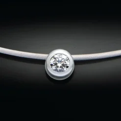 Brillant-Spiralring oder -Kabel-Collier