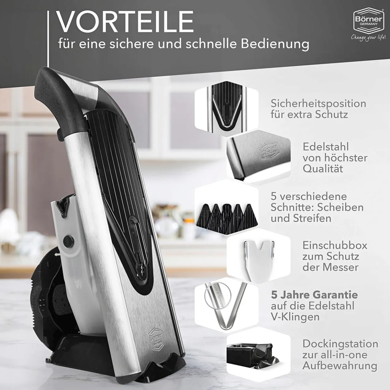 Börner V-Gemüsehobel-Set