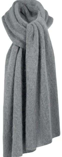 Brushed-Alpaka-Pullover oder -Schal