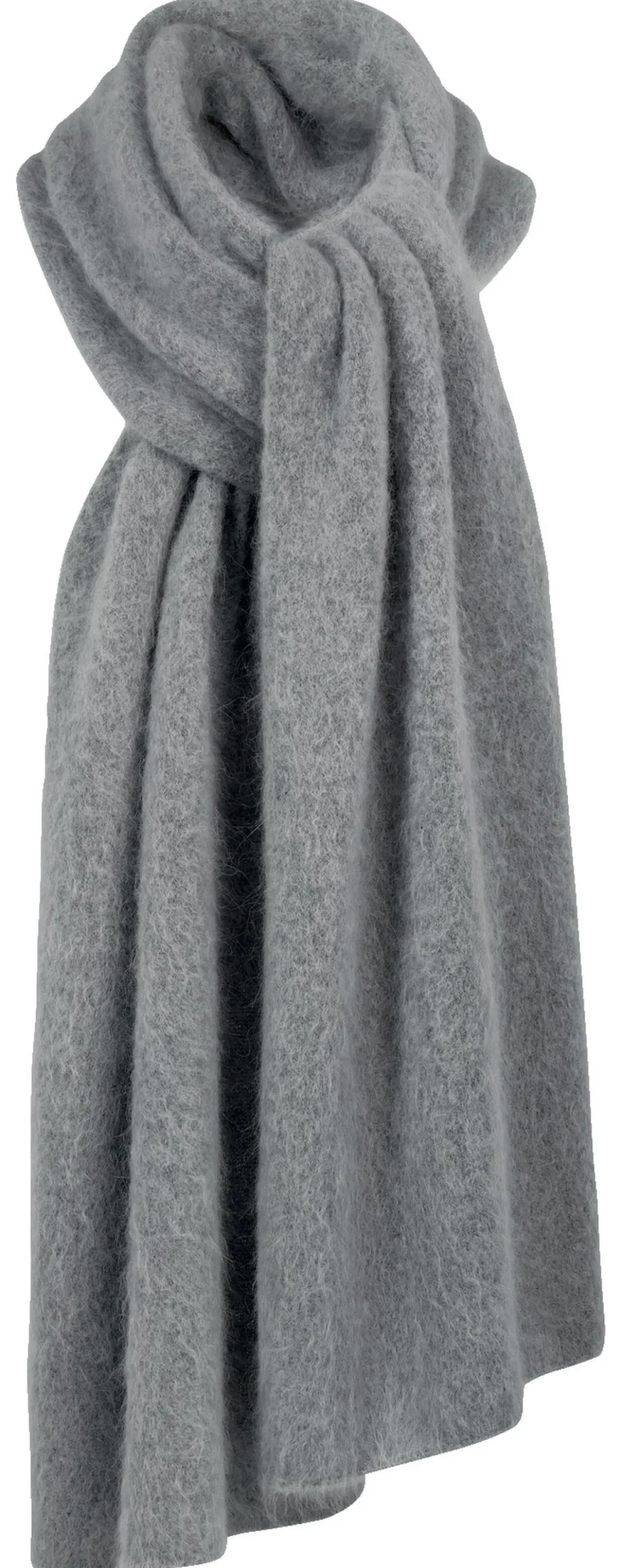 Brushed-Alpaka-Pullover oder -Schal