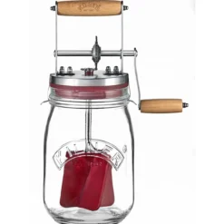 Butterglas mit Handkurbel