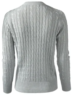Carbery Leinen-Zopfpullover
