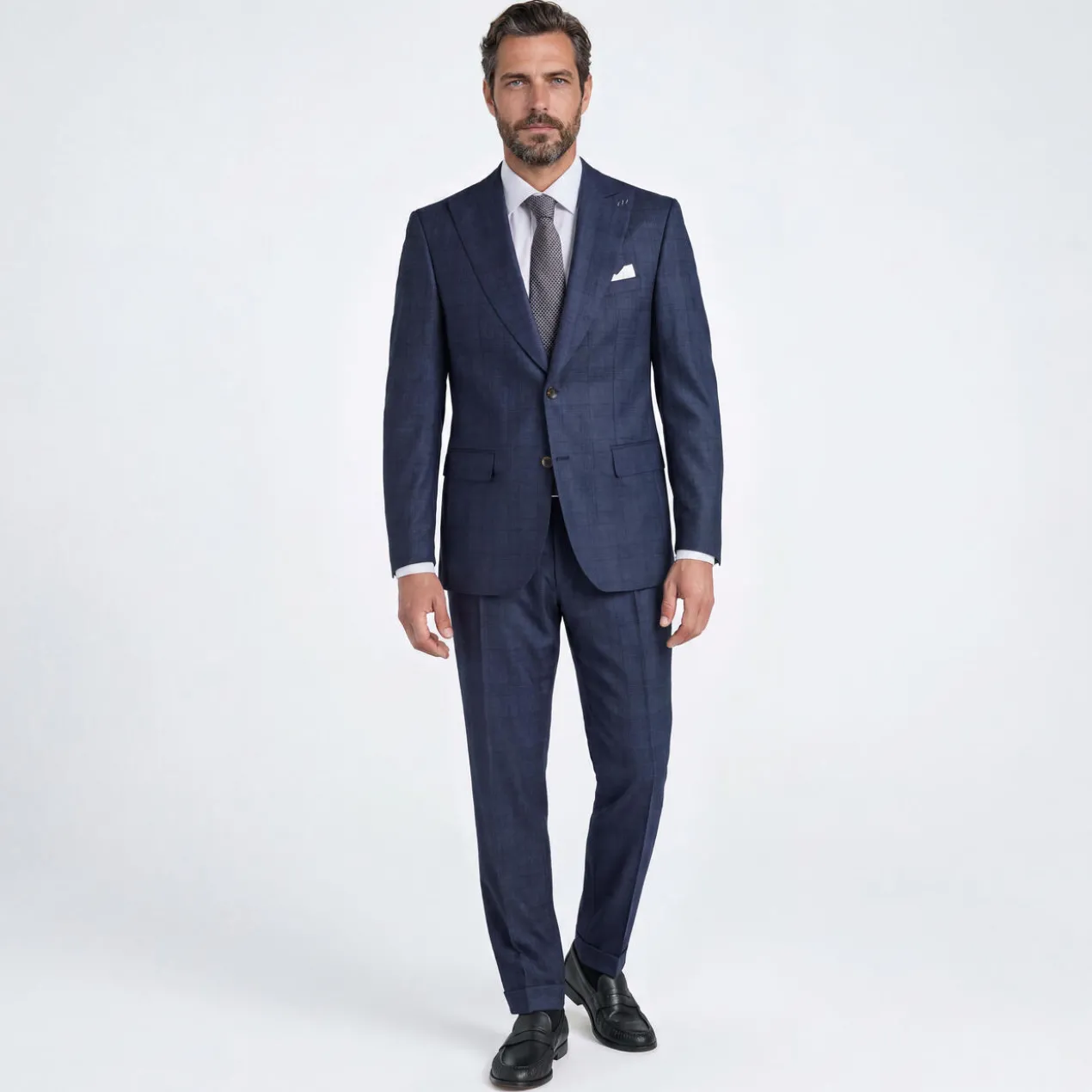 Carl Gross Super-120-Flanell-Sakko oder -Hose