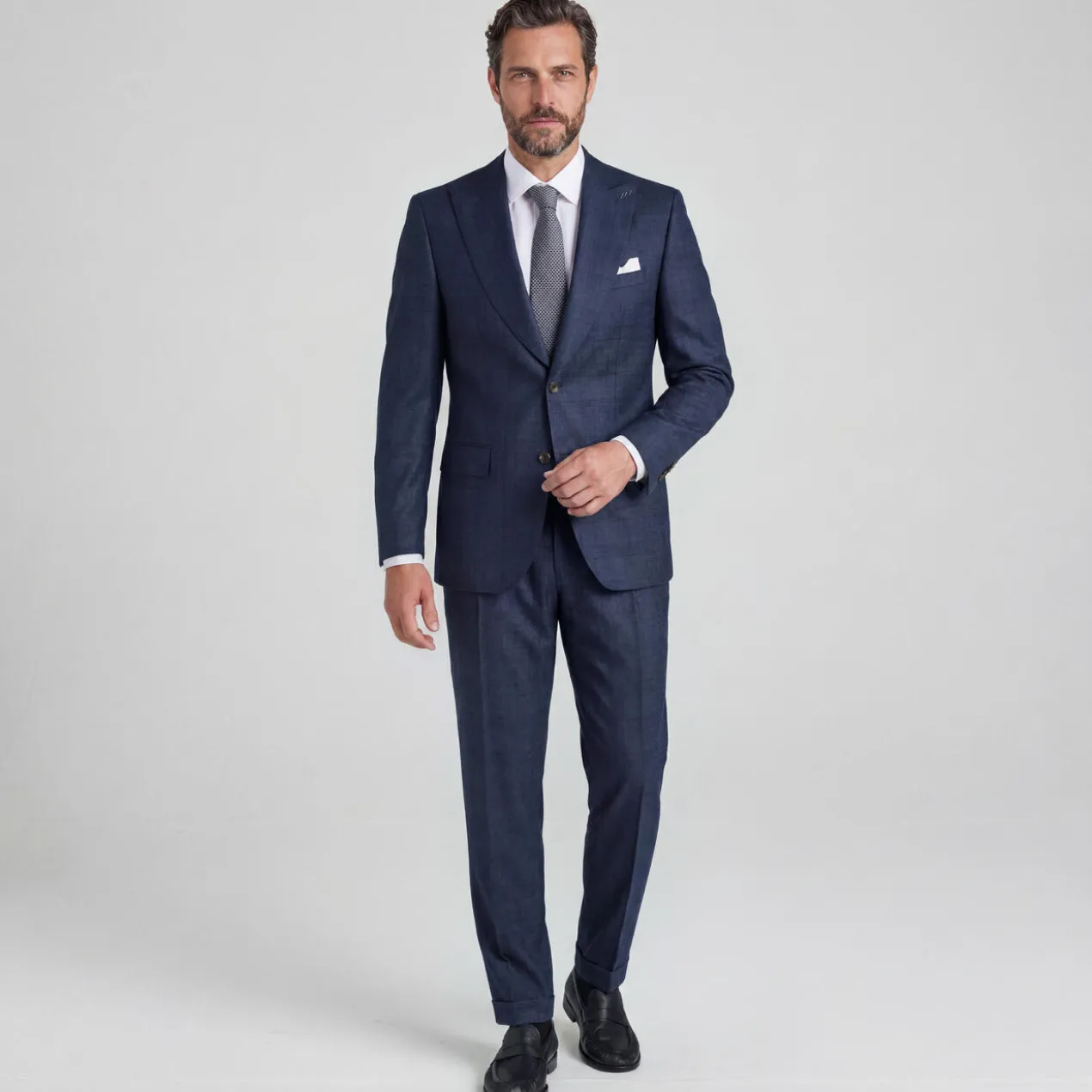 Carl Gross Super-120-Flanell-Sakko oder -Hose