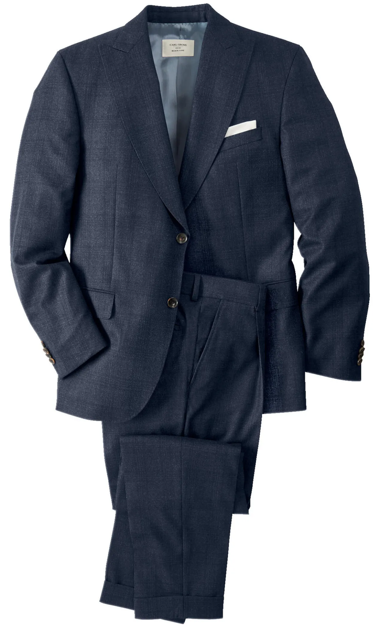 Carl Gross Super-120-Flanell-Sakko oder -Hose